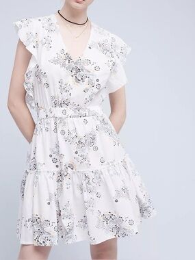 Anthropologie | Adonia Printed Steele Dress